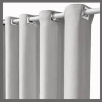 Cortinas Para Sala Quarto lisa de oxford 2,80 x 2,50 cinza