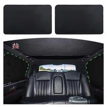 Cortinas para Ventanas de Auto ZATOOTO de Seda Negra 2 Piezas Magnéticas