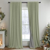 Cortinas Pitalk Blackout Sage Green 132x259 cm 2 painéis Cortinas Pitalk Blackout Sage Green 132x259 cm 2 painéis