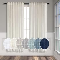 Cortinas Pitalk Cream de 198 cm de comprimento para porta de vidro deslizante com 2 painéis Cortinas Pitalk Cream de 198 cm de comprimento para porta de vidro deslizante com 2 painéis