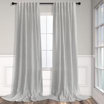 Cortinas Pitalk Long Grey 274cm para sala de estar com 2 painéis Cortinas Pitalk Long Grey 274cm para sala de estar com 2 painéis