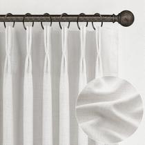 Cortinas plissadas, cortinas extra longas, 266 cm, do chão ao teto Cortinas plissadas, cortinas extra longas, 266 cm, do chão ao teto