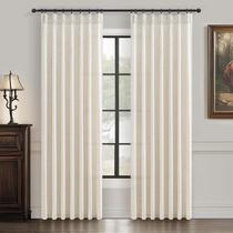 Cortinas plissadas, cortinas, linho plissado, semitransparente, 2 painéis Cortinas plissadas, cortinas, linho plissado, semitransparente, 2 painéis