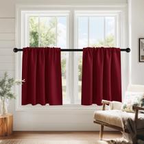 Cortinas PONY DANCE Burgundy com isolamento térmico 74x61 cm
