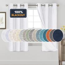 Cortinas PrinceDeco Blackout Linen Textura 160x160cm Pearl White Cortinas PrinceDeco Blackout Linen Textura 160x160cm Pearl White