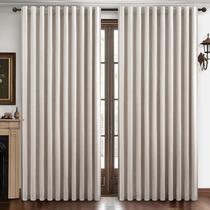 Cortinas QJmyDeco Blackout Linen 70 L x 24 L cm 2 painéis Cortinas QJmyDeco Blackout Linen 70 L x 24 L cm 2 painéis