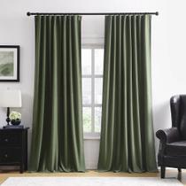 Cortinas RAIN CITY Extra Wide Linen Blackout 70x108cm 2 painéis