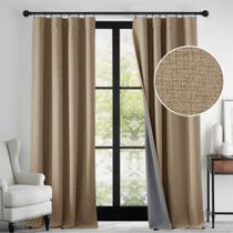Cortinas RYB HOME 100% Blackout Linen Texturizado 132x244cm Serapilheira Cortinas RYB HOME 100% Blackout Linen Texturizado 132x244cm Serapilheira