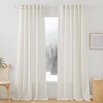 Cortinas RYB HOME Flax Linen Blend Light Filtering 132x229cm