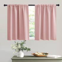 Cortinas RYB HOME Privacy Closet 2 painéis 42x90cm Peach Blush