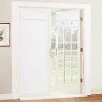 Cortinas RYB HOME Privacy French Door 26 cm x 69 cm - brancas 2 peças Cortinas RYB HOME Privacy French Door 26 cm x 69 cm - brancas 2 peças