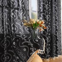 Cortinas Schweek Boho, 213 cm de comprimento, linho, semitransparentes, 2 painéis Cortinas Schweek Boho, 213 cm de comprimento, linho, semitransparentes, 2 painéis
