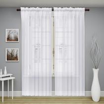 Cortinas Sheer Oakias - 2 Painéis de Poliéster (213cm x 213cm)