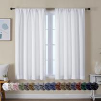 Cortinas Simplebrand Ava Pure White 114x115cm Conjunto de 2 painéis Cortinas Simplebrand Ava Pure White 114x115cm Conjunto de 2 painéis