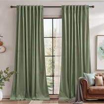 Cortinas StangH Sage Green Velvet W62x L96cm 2 painéis