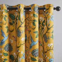 Cortinas Topfinel Amarelo Mostarda 160x160cm 2 painéis Cortinas Topfinel Amarelo Mostarda 160x160cm 2 painéis