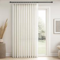 Cortinas Topfinel Pinch, plissadas, semitransparentes, 244 cm, linho natural Cortinas Topfinel Pinch, plissadas, semitransparentes, 244 cm, linho natural