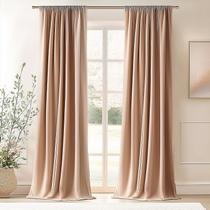 Cortinas Topfinel Velvet Blackout 213 cm Blush Pink 2 painéis Cortinas Topfinel Velvet Blackout 213 cm Blush Pink 2 painéis
