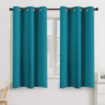 Cortinas Turquoize Teal Blackout 100% UV Ray 107 x 160 cm (conjunto 2) Cortinas Turquoize Teal Blackout 100% UV Ray 107 x 160 cm (conjunto 2)