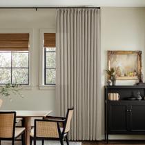 Cortinas TWODRAPES Burlywood Birch Linen Pinch Pleat 40x92 cm 2 painéis Cortinas TWODRAPES Burlywood Birch Linen Pinch Pleat 40x92 cm 2 painéis