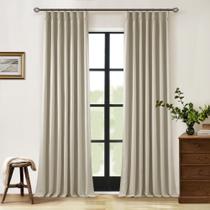 Cortinas TWODRAPES Linho Blackout Pregas Pinçadas 274 cm 2 peças Cortinas TWODRAPES Linho Blackout Pregas Pinçadas 274 cm 2 peças