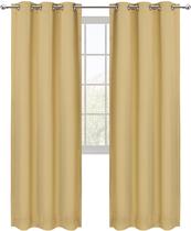 Cortinas Utopia Bedding Biscotti Beige 107x213 cm Térmicas Cortinas Utopia Bedding Biscotti Beige 107x213 cm Térmicas