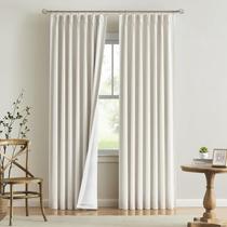 Cortinas Vision Home Natural Pinch Plissado Blackout Linen 284 cm Cortinas Vision Home Natural Pinch Plissado Blackout Linen 284 cm