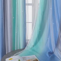 Cortinas XiDi Rainbow BluGrenGrey-34-90 para Decoración de Dormitorio Cortinas XiDi Rainbow BluGrenGrey-34-90 para Decoración de Dormitorio