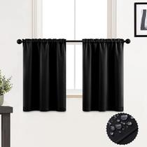 Cortinas XTMYI Waterproof Blackout para banheiro, 90 cm, conjunto de 2