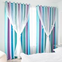 Cortinas Yancorp Kids Princess Star Pattern 132x160cm Cortinas Yancorp Kids Princess Star Pattern 132x160cm
