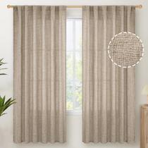 Cortinas YoungStex Linen 132x183cm, 2 painéis, filtragem de luz Cortinas YoungStex Linen 132x183cm, 2 painéis, filtragem de luz