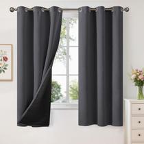 Cortinas YoungStex Thermal 100% Blackout 160x160cm Cinza escuro Cortinas YoungStex Thermal 100% Blackout 160x160cm Cinza escuro