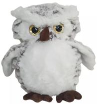 Coruja Branca De Pelúcia Super Macia Olhos Brilhantes FE7132-Fizzy Coruja Branca De Pelúcia Super Macia Olhos Brilhantes FE7132-Fizzy