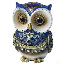 Coruja Decorativa Em Resina inteligência Sabedoria conhecimento Sorte 07