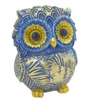 Coruja Decorativa Em Resina inteligência Sabedoria conhecimento Sorte 22