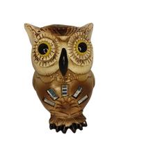 Coruja em Gesso Encantadora Detalhes em Vidro! Coruja em Gesso Encantadora Detalhes em Vidro!