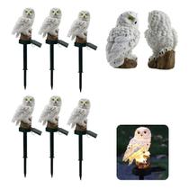 Coruja Lumianaria Solar Decoraçao Casa Quintal Jardim Kit 6 Uni Multiuso Resistente Aves Iluminacao Coruja Lumianaria Solar Decoraçao Casa Quintal Jardim Kit 6 Uni Multiuso Resistente Aves Iluminacao