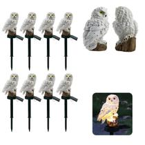 Coruja Lumianaria Solar Decoraçao Casa Quintal Jardim Kit 8 Uni Multiuso Resistente Aves Iluminacao Coruja Lumianaria Solar Decoraçao Casa Quintal Jardim Kit 8 Uni Multiuso Resistente Aves Iluminacao
