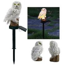 Coruja Luminaria Solar Casa Jardim Quintal Enfeite Luz Led Espeto Decoraçao Nortuna Enfeite Aves Coruja Luminaria Solar Casa Jardim Quintal Enfeite Luz Led Espeto Decoraçao Nortuna Enfeite Aves
