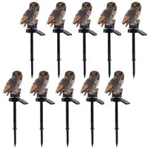 Coruja Luminaria Solar Decorativa Kit 10 Uni Iluminaçao Casa Enfeite Jardim Quintal Luminoso Resistente Coruja Luminaria Solar Decorativa Kit 10 Uni Iluminaçao Casa Enfeite Jardim Quintal Luminoso Resistente