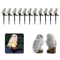 Coruja Luminaria Solar Kit 11 Uni Casa Jardim Quintal Enfeite Luz Led Espeto Decoraçao Nortuna Enfeite Aves Coruja Luminaria Solar Kit 11 Uni Casa Jardim Quintal Enfeite Luz Led Espeto Decoraçao Nortuna Enfeite Aves