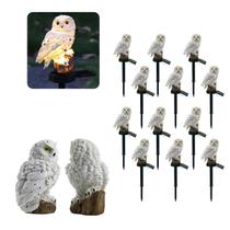 Coruja Luminaria Solar Kit 12 Uni Decoraçao Jardim Casa Quintal Multiuso Acende Luz Led Resistente Escultura Coruja Luminaria Solar Kit 12 Uni Decoraçao Jardim Casa Quintal Multiuso Acende Luz Led Resistente Escultura