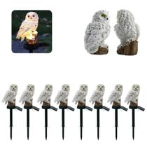 Coruja Luminaria Solar Kit 8 Uni Casa Jardim Quintal Enfeite Luz Led Espeto Decoraçao Nortuna Enfeite Aves Coruja Luminaria Solar Kit 8 Uni Casa Jardim Quintal Enfeite Luz Led Espeto Decoraçao Nortuna Enfeite Aves