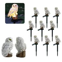 Coruja Luminaria Solar Kit 9 Uni Casa Jardim Quintal Enfeite Luz Led Espeto Decoraçao Nortuna Enfeite Aves Coruja Luminaria Solar Kit 9 Uni Casa Jardim Quintal Enfeite Luz Led Espeto Decoraçao Nortuna Enfeite Aves