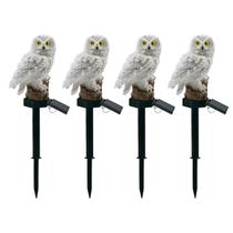 Coruja Luminaria Solar Luz Led Kit 4 Uni Decoraçao Quintal Jardim Casa Iluminacao Garagem Enfeite Mulituso Coruja Luminaria Solar Luz Led Kit 4 Uni Decoraçao Quintal Jardim Casa Iluminacao Garagem Enfeite Mulituso