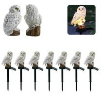 Coruja Luminaria Solar Luz Led Kit 7 Uni Decoraçao Quintal Jardim Casa Iluminacao Garagem Enfeite Mulituso Coruja Luminaria Solar Luz Led Kit 7 Uni Decoraçao Quintal Jardim Casa Iluminacao Garagem Enfeite Mulituso