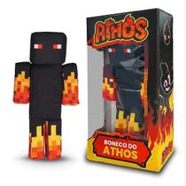Cosmo Kids Minecraft Boneco Athos Youtuber Streamers 30 Cm
