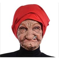 Cosplay Bruxa Velha Careta Máscara Latex Com Capuz Fantasy Cosplay Bruxa Velha Careta Máscara Latex Com Capuz Fantasy