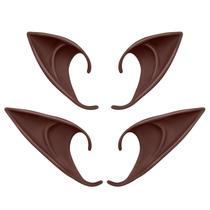 Cosplay Elf Ears Tavery Brown Soft Pointed, 2 pares para adultos/crianças Cosplay Elf Ears Tavery Brown Soft Pointed, 2 pares para adultos/crianças