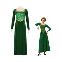 Cosplay Fiona Shrek - Vestido Verde Longo para Halloween